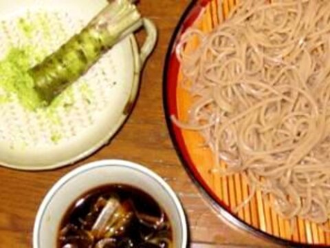 自家製の「そばつゆ」で新蕎麦を食う